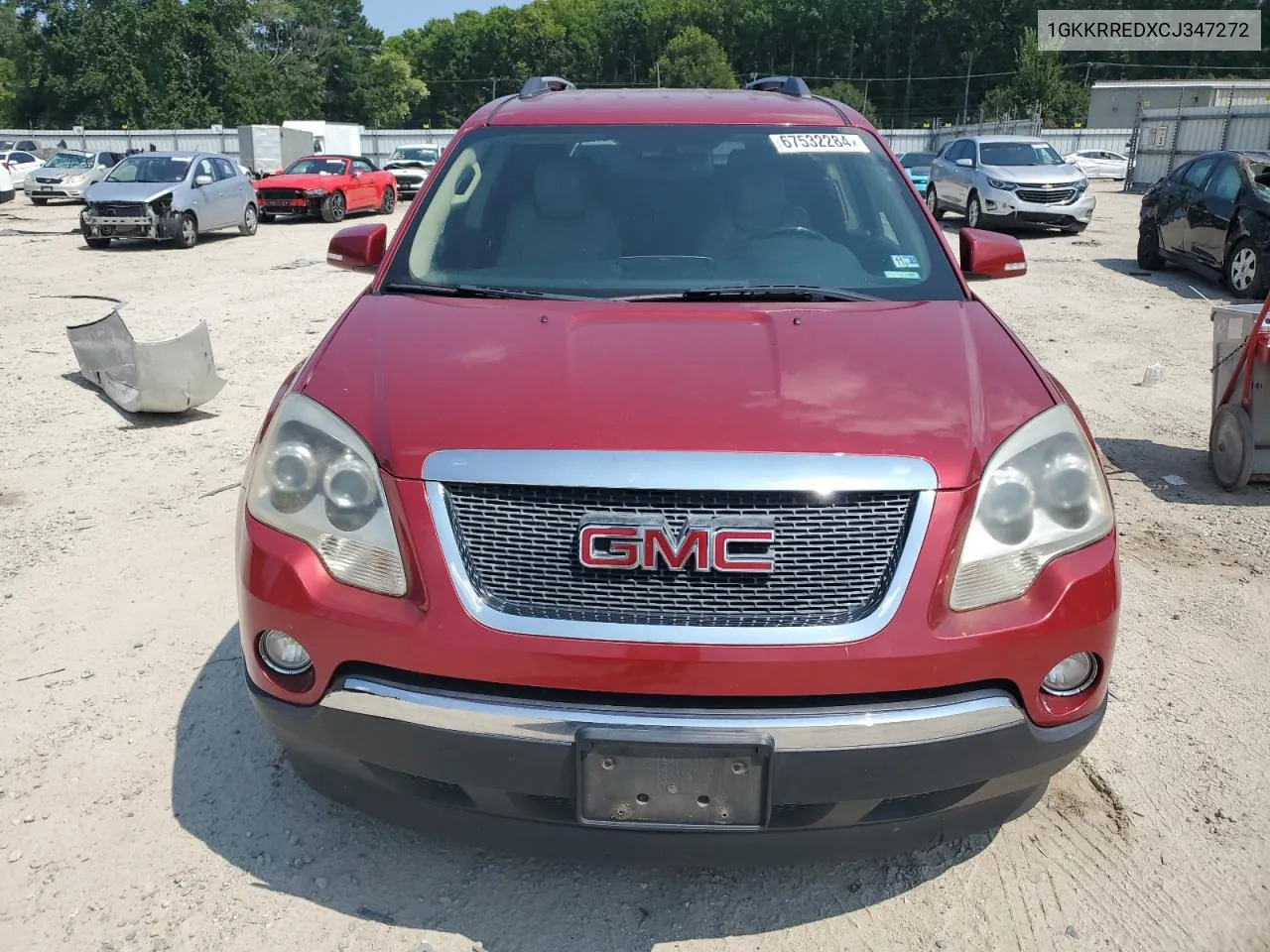 2012 GMC Acadia Slt-1 VIN: 1GKKRREDXCJ347272 Lot: 67532284