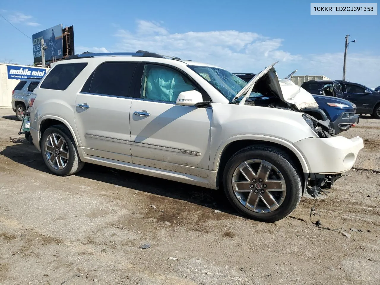 1GKKRTED2CJ391358 2012 GMC Acadia Denali