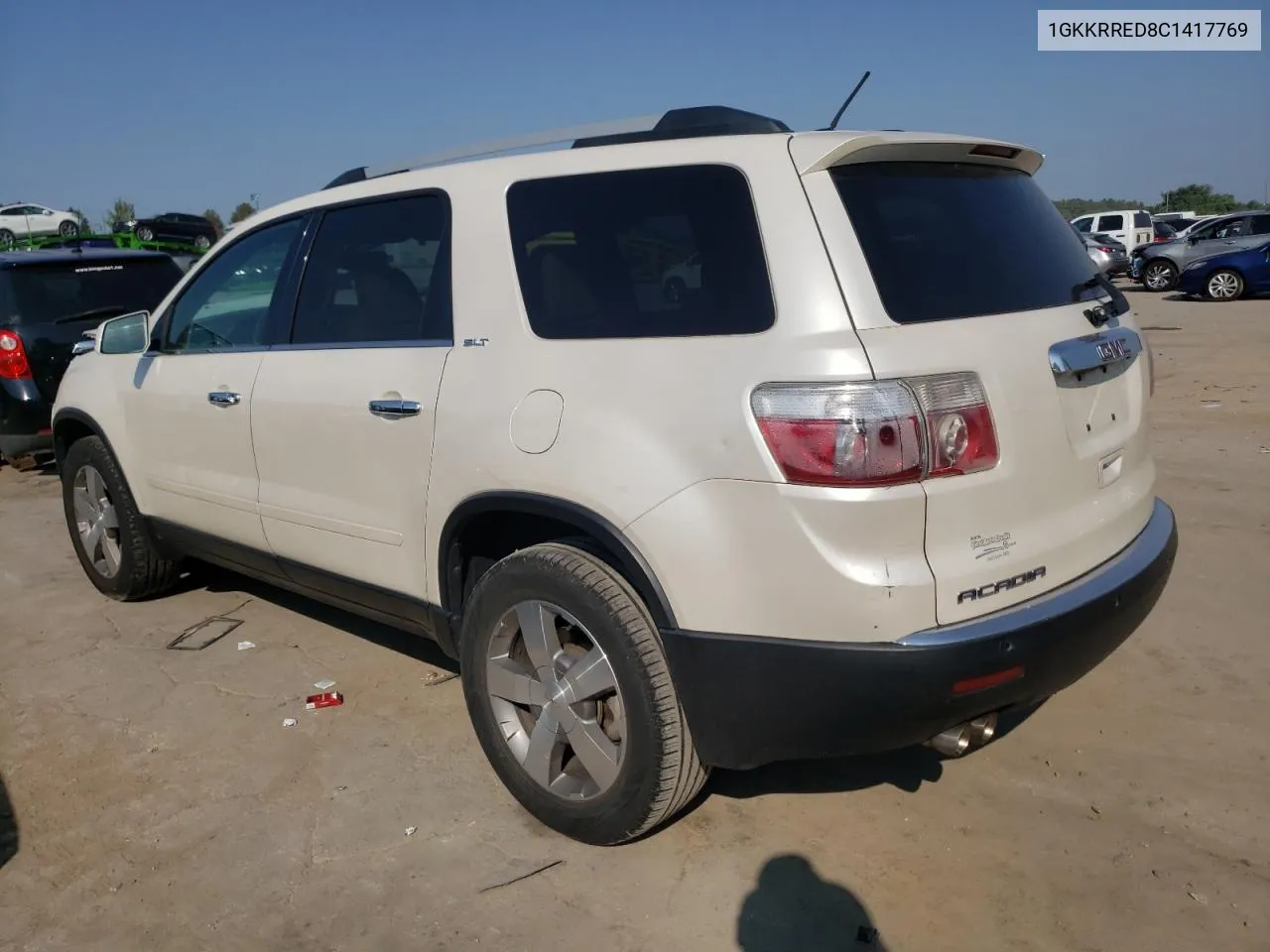 2012 GMC Acadia Slt VIN: 1GKKRRED8C1417769 Lot: 68442154