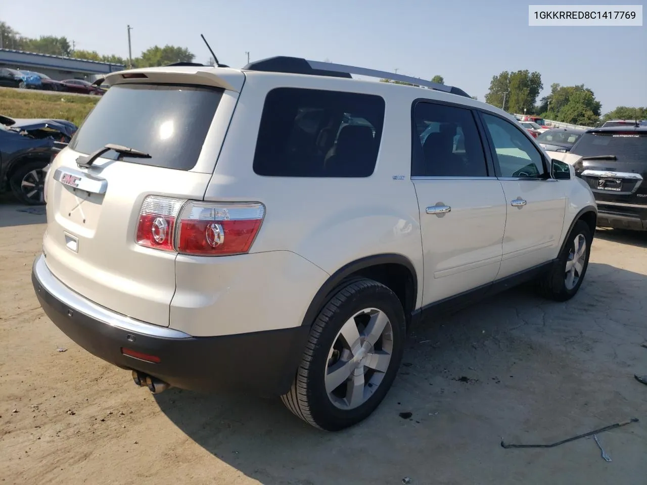 2012 GMC Acadia Slt VIN: 1GKKRRED8C1417769 Lot: 68442154