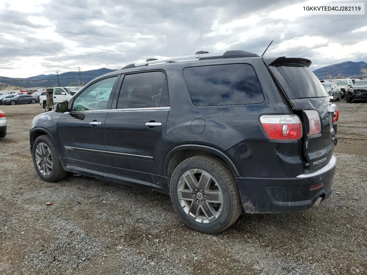 2012 GMC Acadia Denali VIN: 1GKKVTED4CJ282119 Lot: 69498904