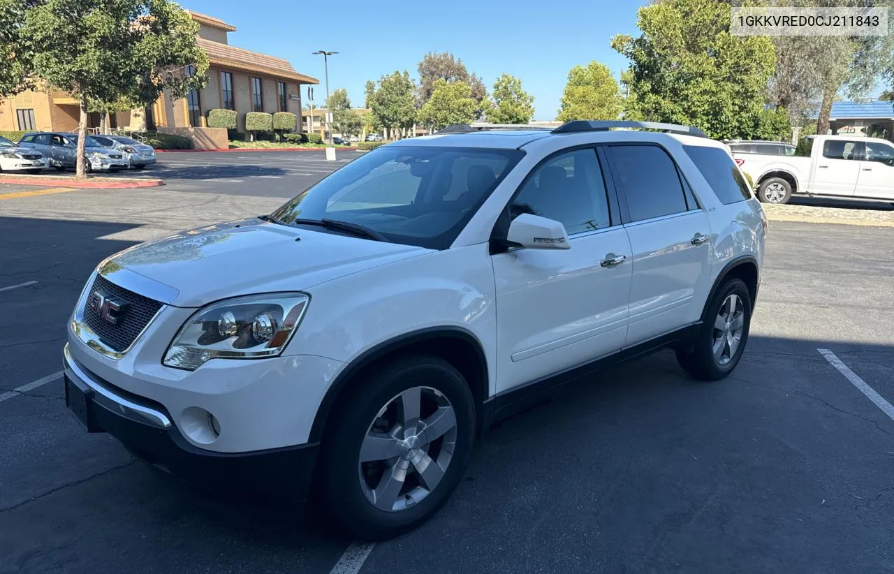 1GKKVRED0CJ211843 2012 GMC Acadia Slt-1