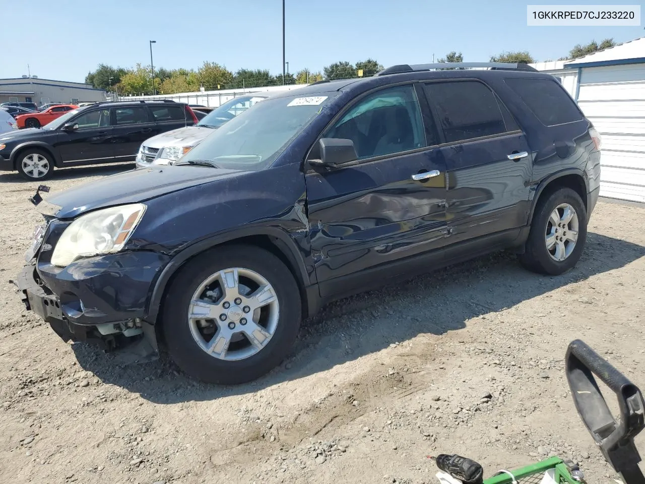 2012 GMC Acadia Sle VIN: 1GKKRPED7CJ233220 Lot: 70264674