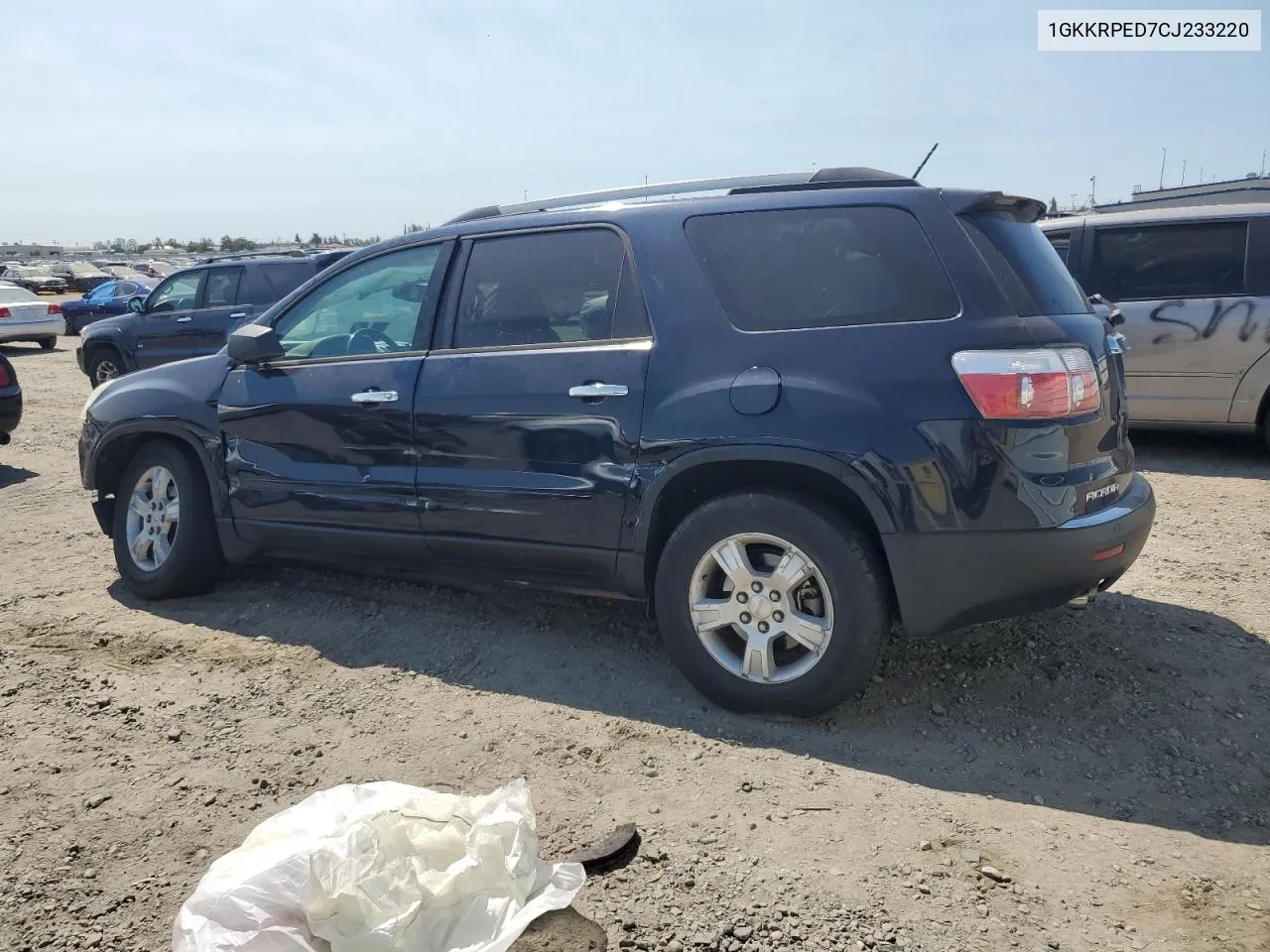 2012 GMC Acadia Sle VIN: 1GKKRPED7CJ233220 Lot: 70264674