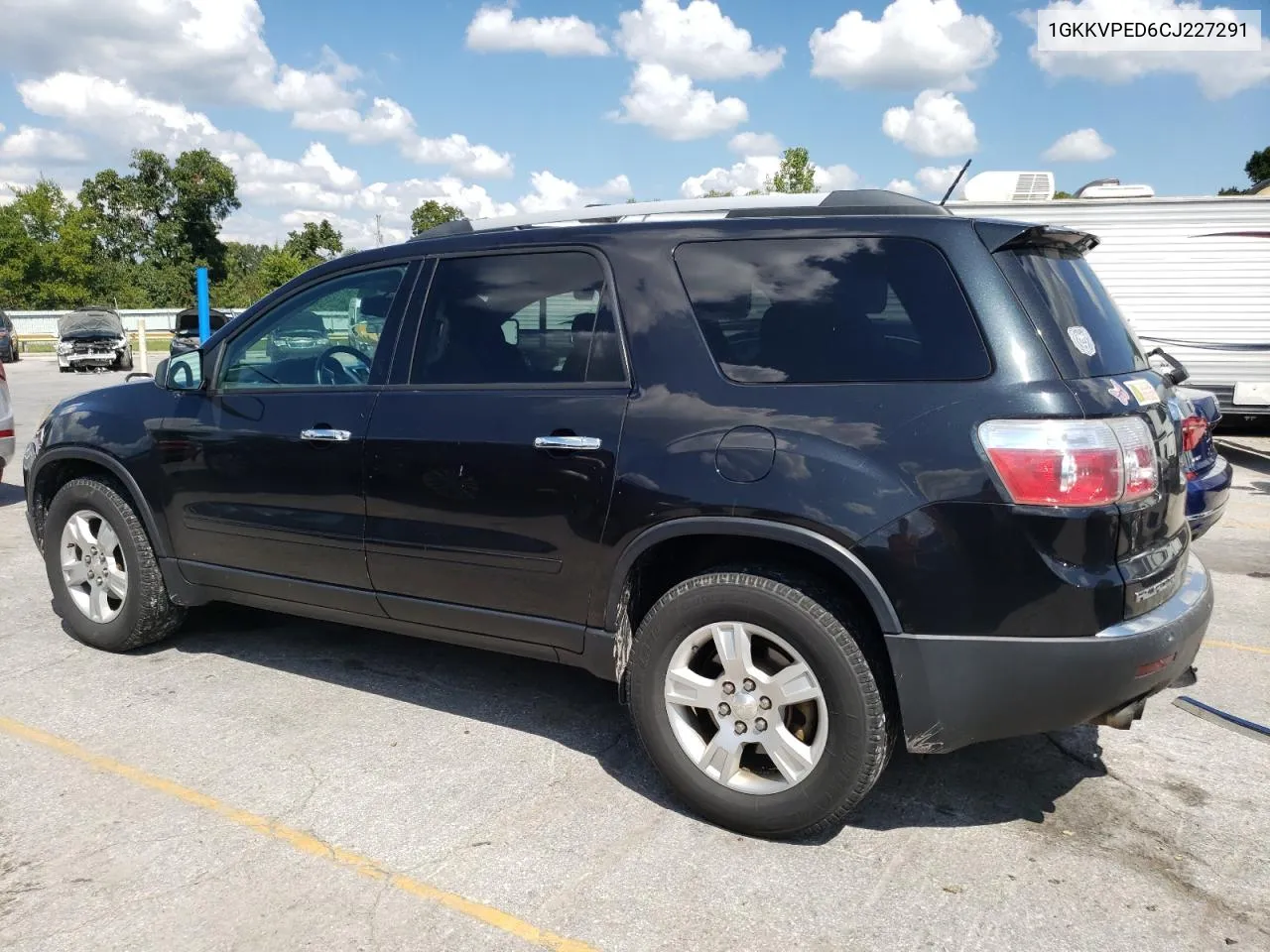 2012 GMC Acadia Sle VIN: 1GKKVPED6CJ227291 Lot: 70371614