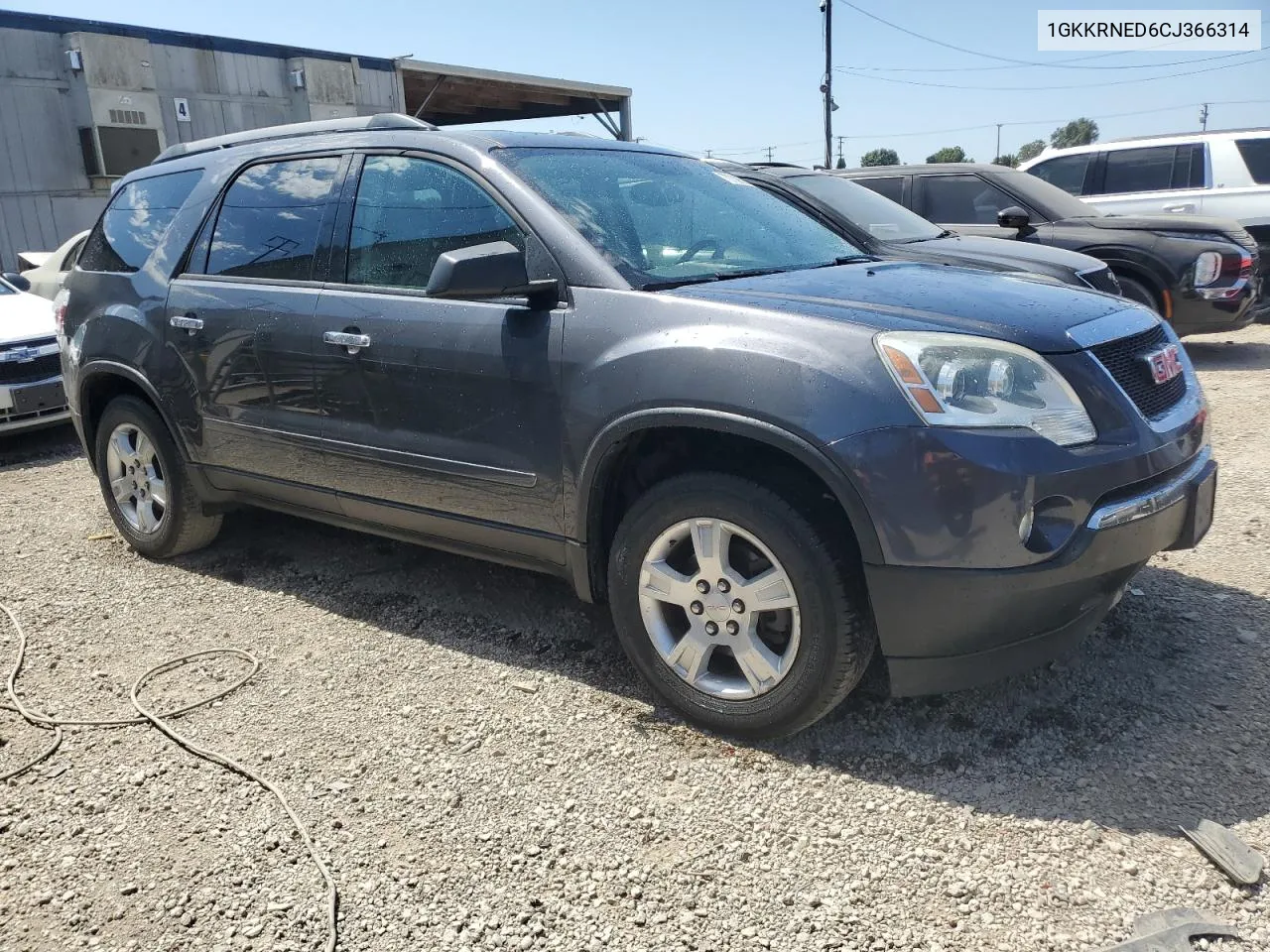 2012 GMC Acadia Sle VIN: 1GKKRNED6CJ366314 Lot: 70709584