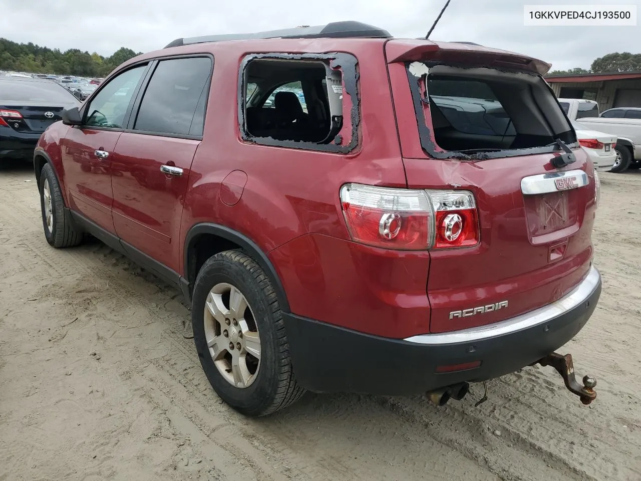 2012 GMC Acadia Sle VIN: 1GKKVPED4CJ193500 Lot: 70765914