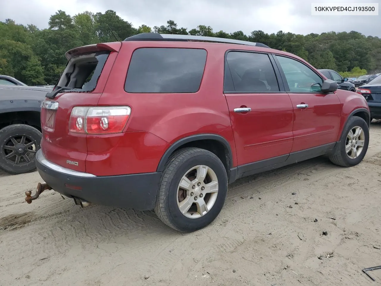 2012 GMC Acadia Sle VIN: 1GKKVPED4CJ193500 Lot: 70765914