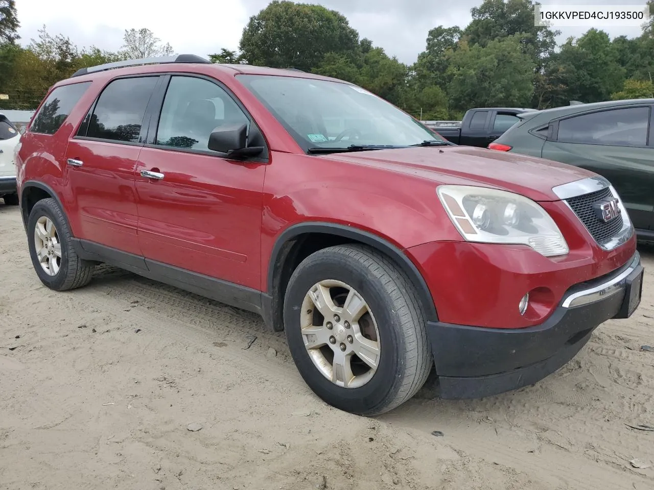 2012 GMC Acadia Sle VIN: 1GKKVPED4CJ193500 Lot: 70765914