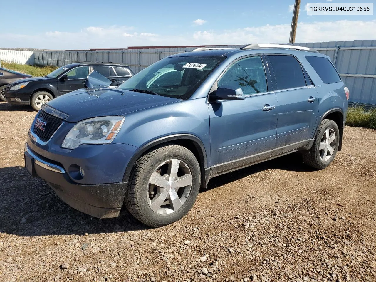 2012 GMC Acadia Slt-2 VIN: 1GKKVSED4CJ310656 Lot: 71219864