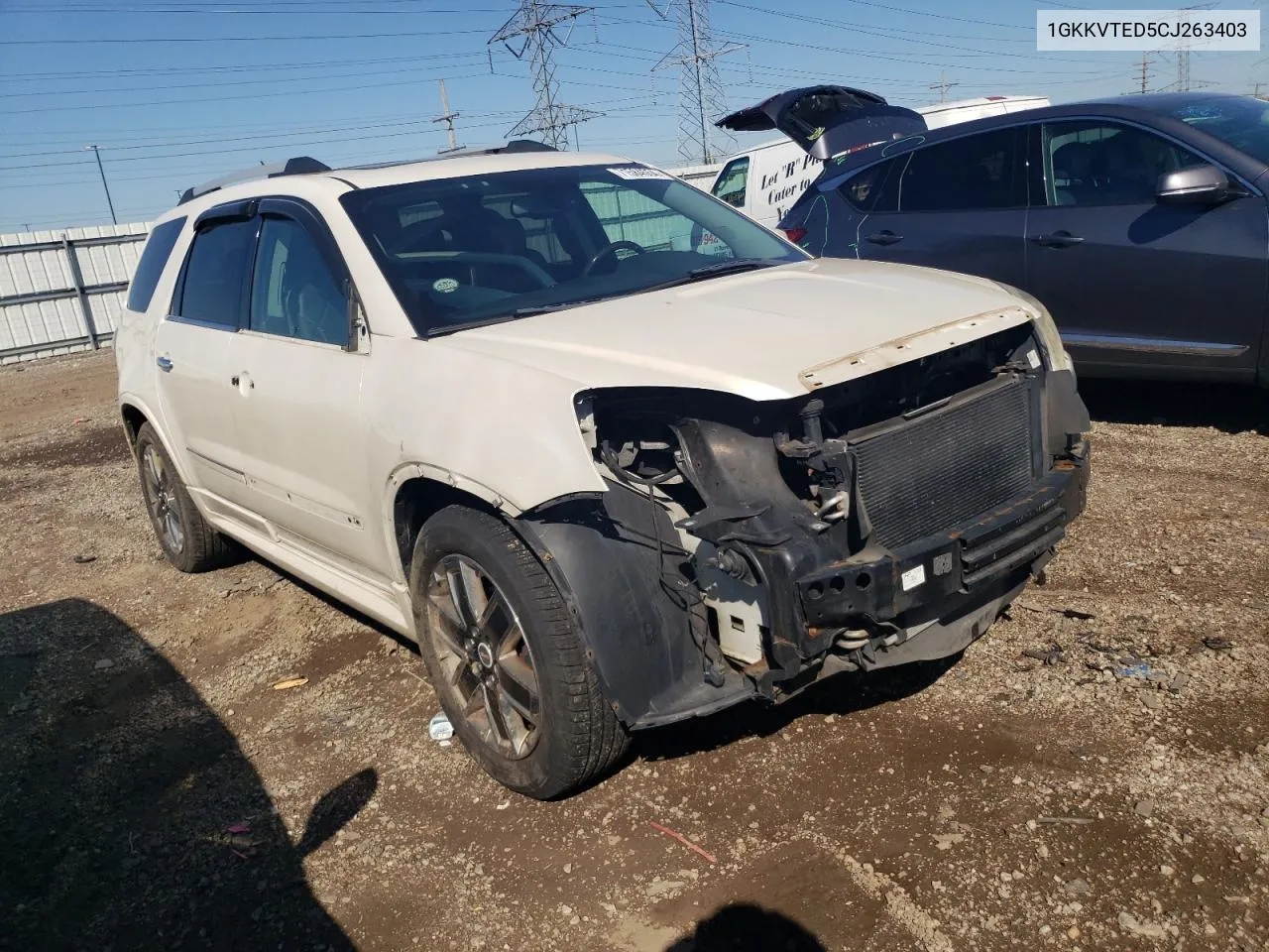 2012 GMC Acadia Denali VIN: 1GKKVTED5CJ263403 Lot: 71584554