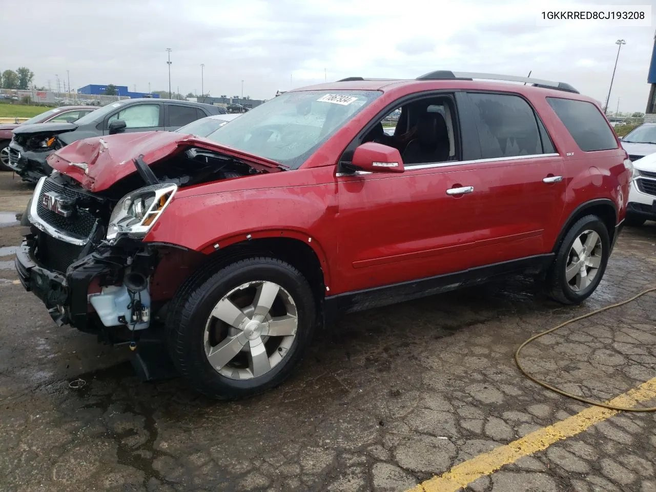 2012 GMC Acadia Slt-1 VIN: 1GKKRRED8CJ193208 Lot: 71867934