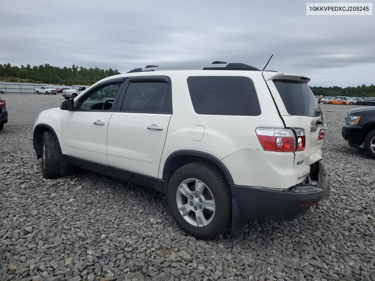 2012 GMC Acadia Sle VIN: 1GKKVPEDXCJ205245 Lot: 72336344