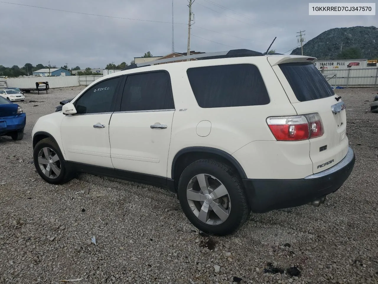 2012 GMC Acadia Slt-1 VIN: 1GKKRRED7CJ347570 Lot: 72343054