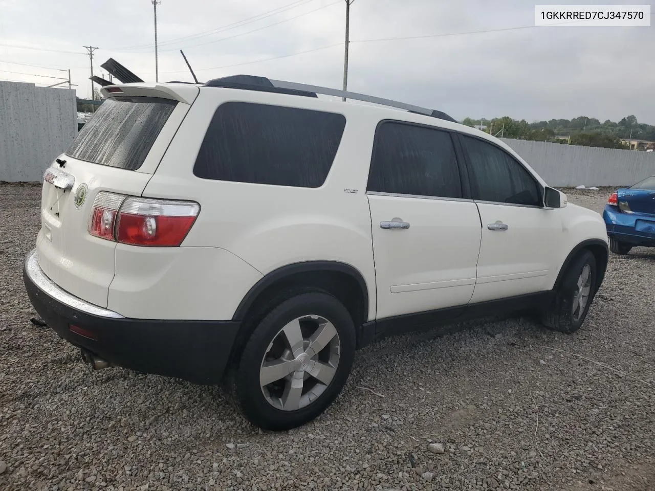 2012 GMC Acadia Slt-1 VIN: 1GKKRRED7CJ347570 Lot: 72343054