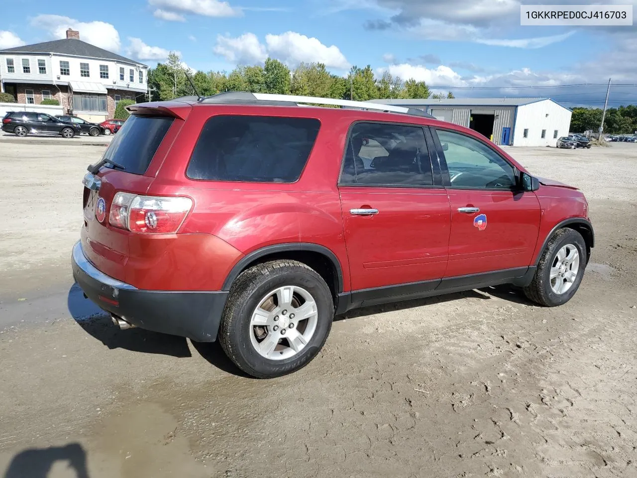 2012 GMC Acadia Sle VIN: 1GKKRPED0CJ416703 Lot: 72386494