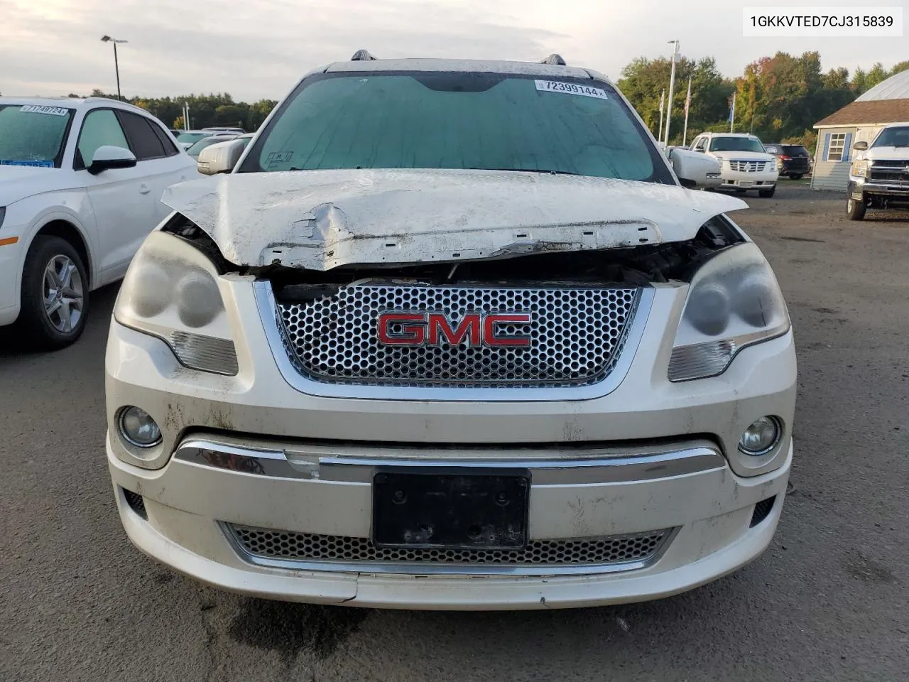 2012 GMC Acadia Denali VIN: 1GKKVTED7CJ315839 Lot: 72399144