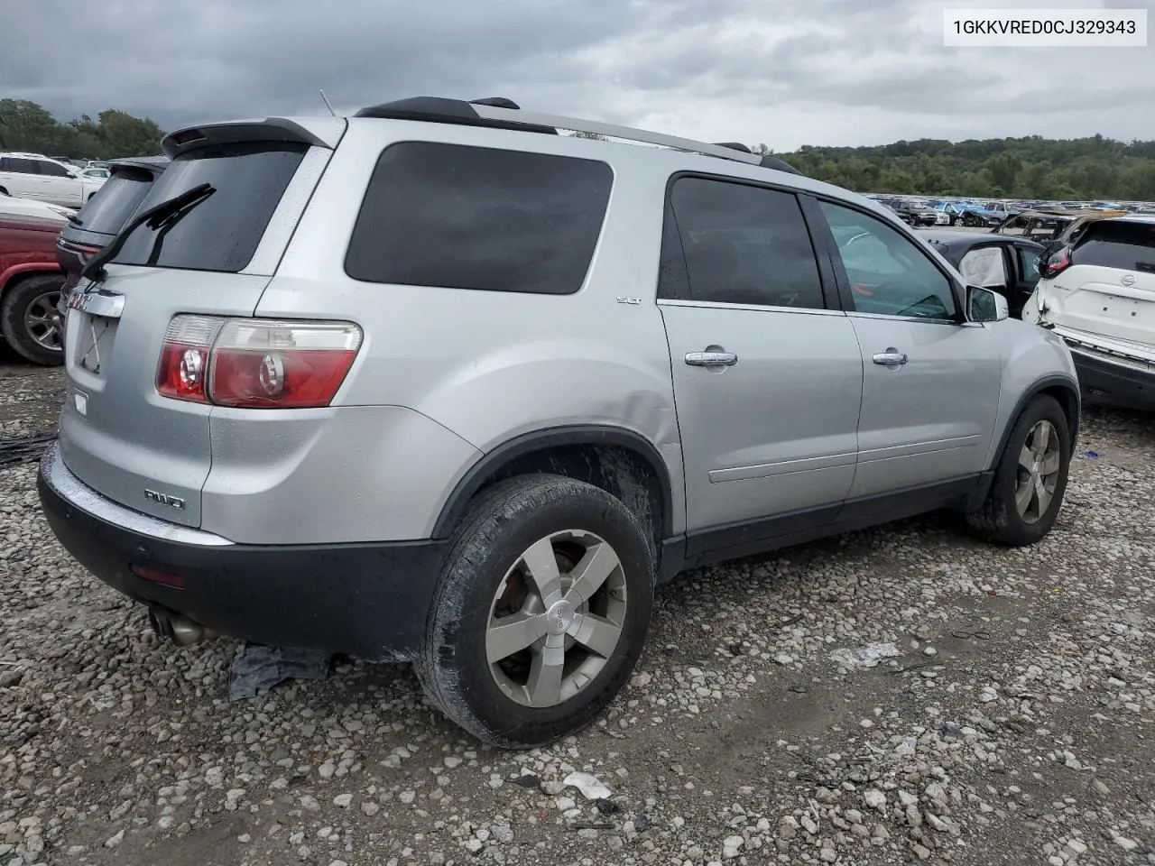 2012 GMC Acadia Slt-1 VIN: 1GKKVRED0CJ329343 Lot: 72688484