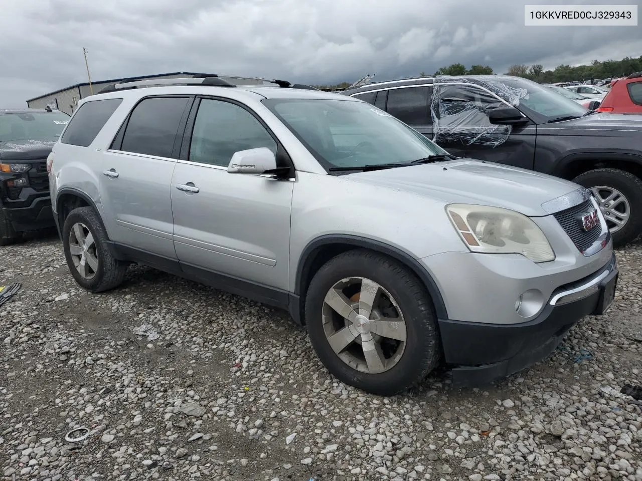 2012 GMC Acadia Slt-1 VIN: 1GKKVRED0CJ329343 Lot: 72688484