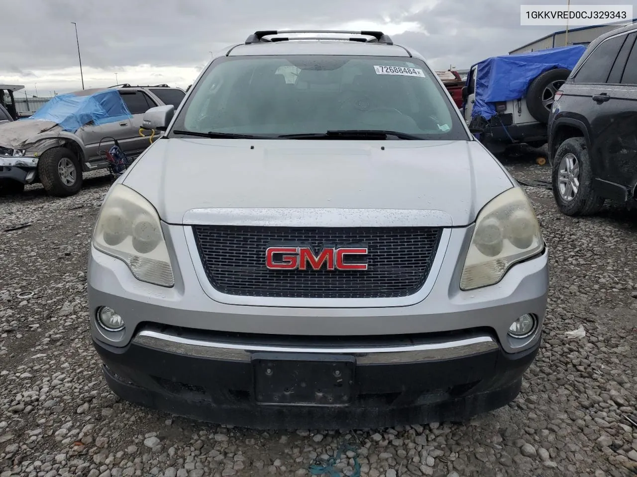 2012 GMC Acadia Slt-1 VIN: 1GKKVRED0CJ329343 Lot: 72688484