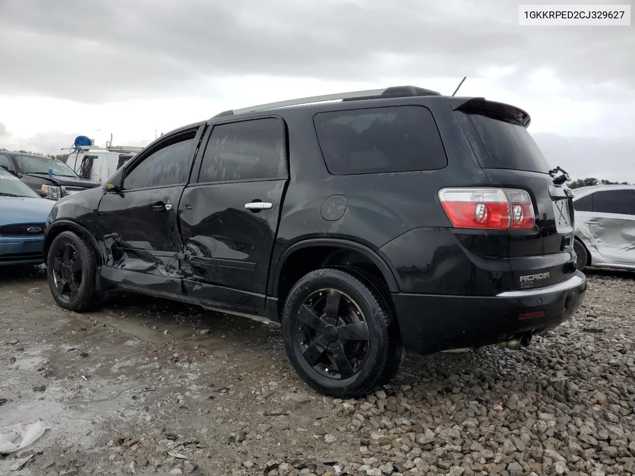 2012 GMC Acadia Sle VIN: 1GKKRPED2CJ329627 Lot: 72708584