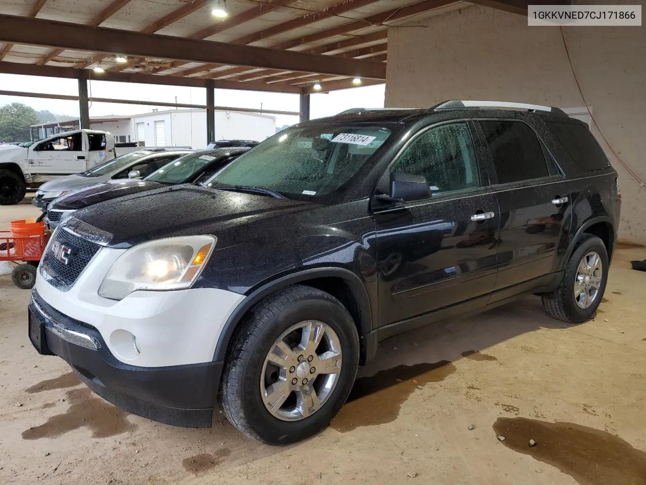 2012 GMC Acadia Sle VIN: 1GKKVNED7CJ171866 Lot: 73116814