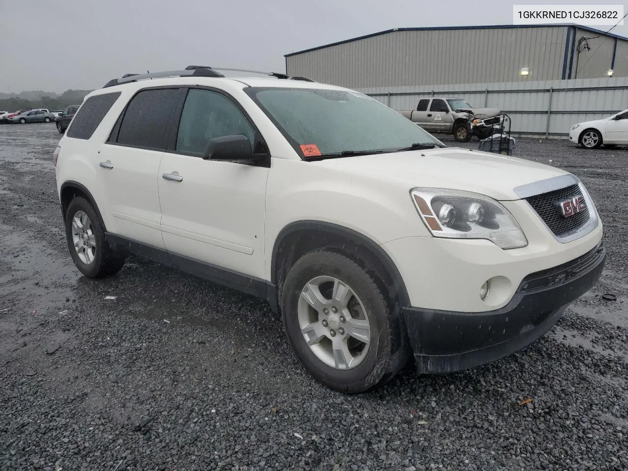 2012 GMC Acadia Sle VIN: 1GKKRNED1CJ326822 Lot: 73157284