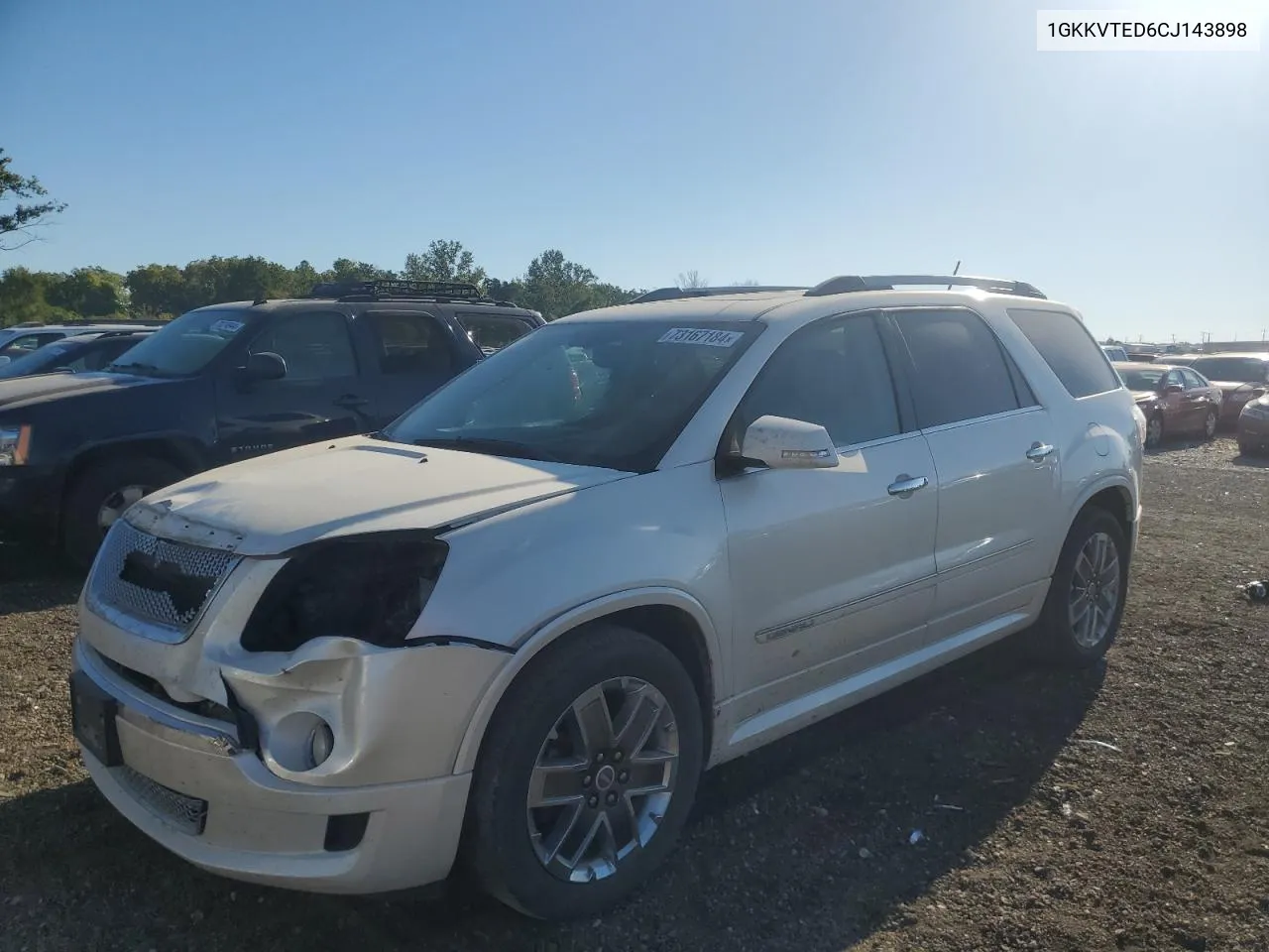 2012 GMC Acadia Denali VIN: 1GKKVTED6CJ143898 Lot: 73167184