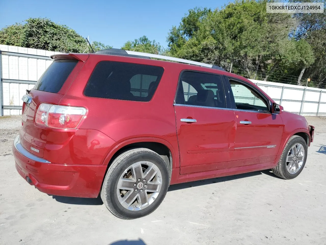 2012 GMC Acadia Denali VIN: 1GKKRTEDXCJ124954 Lot: 73762504