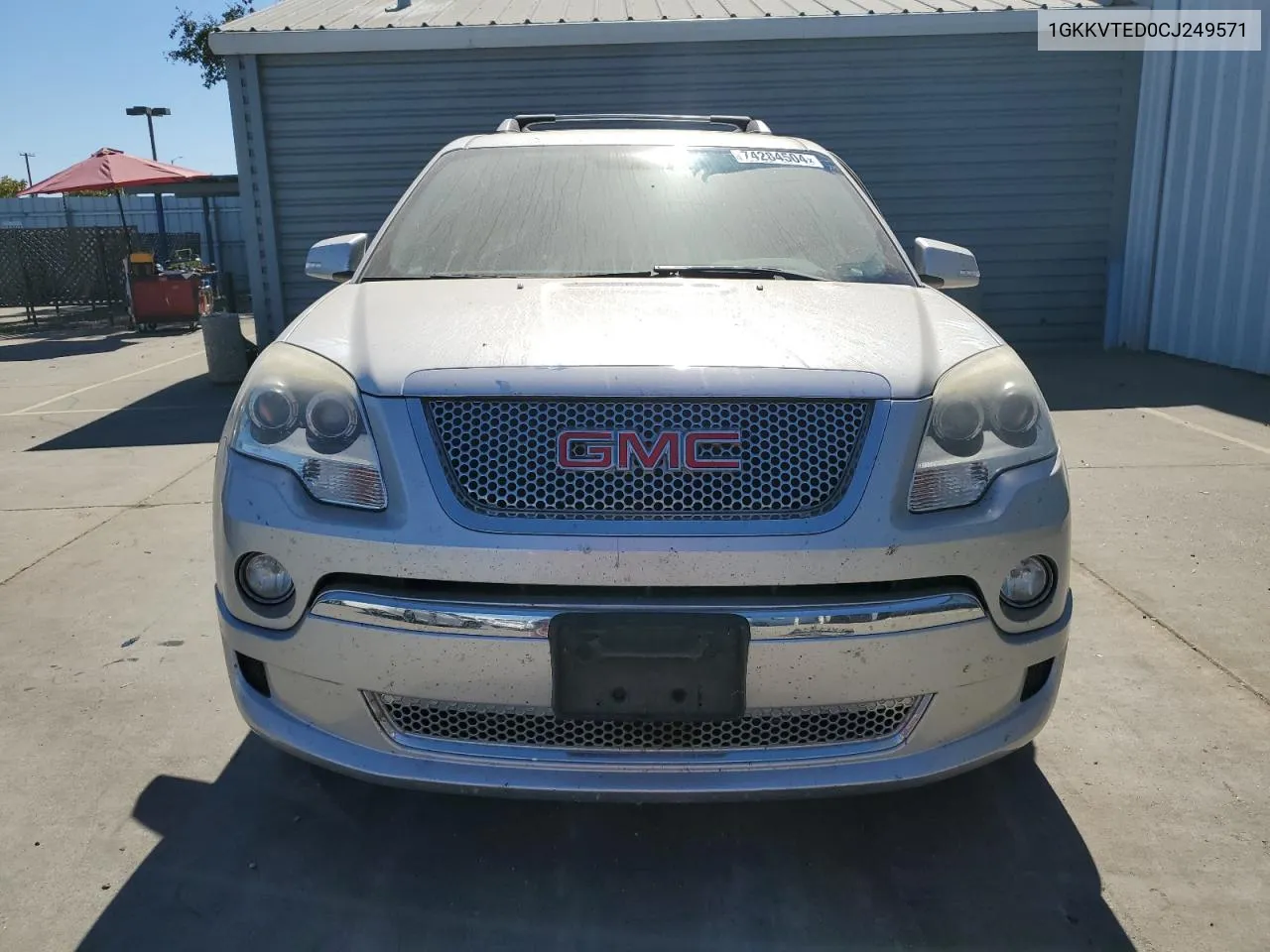 2012 GMC Acadia Denali VIN: 1GKKVTED0CJ249571 Lot: 74284504