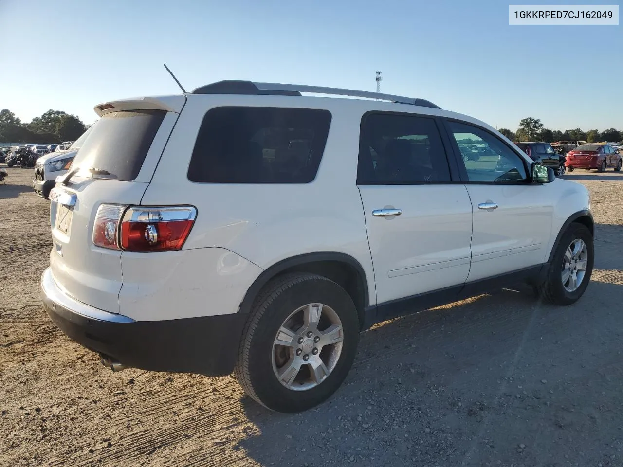 2012 GMC Acadia Sle VIN: 1GKKRPED7CJ162049 Lot: 74414824