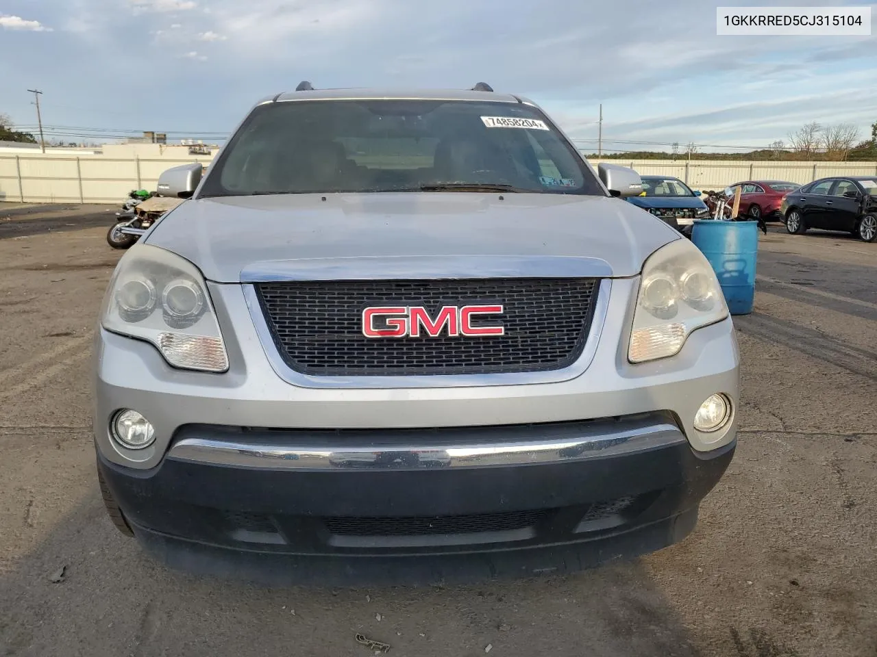 2012 GMC Acadia Slt-1 VIN: 1GKKRRED5CJ315104 Lot: 74858204