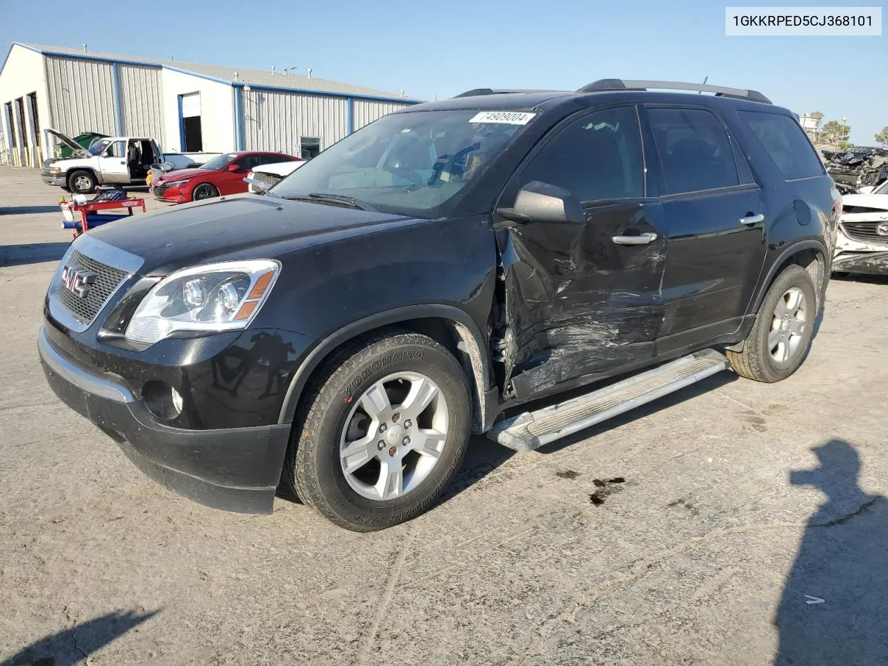 2012 GMC Acadia Sle VIN: 1GKKRPED5CJ368101 Lot: 74909004