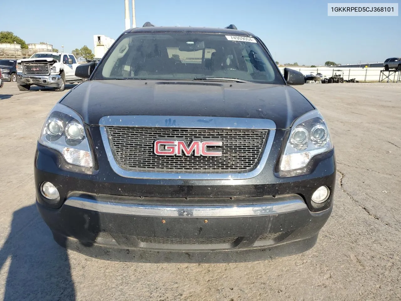 2012 GMC Acadia Sle VIN: 1GKKRPED5CJ368101 Lot: 74909004