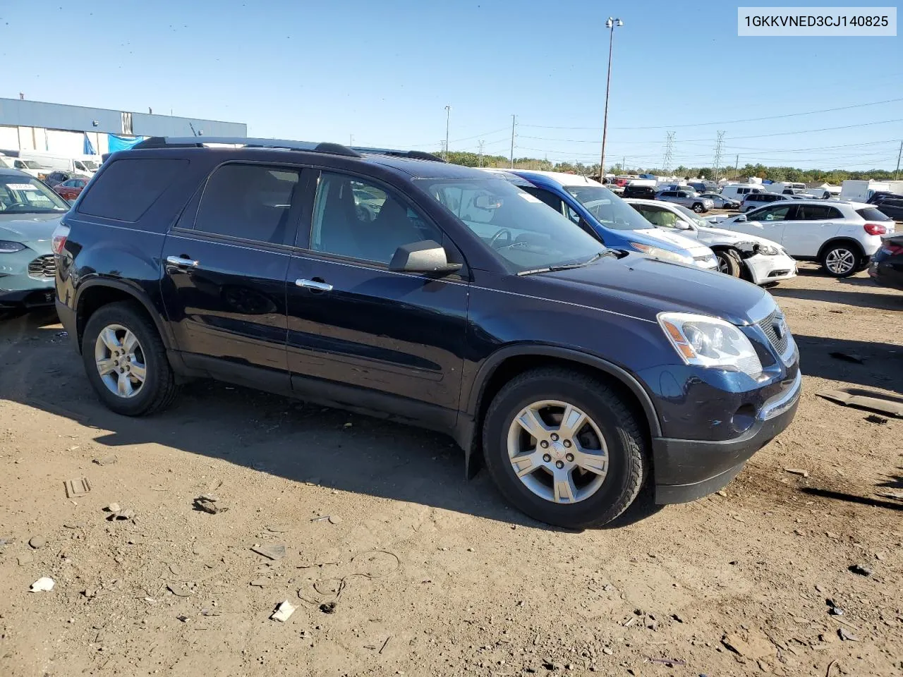 2012 GMC Acadia Sle VIN: 1GKKVNED3CJ140825 Lot: 74922394