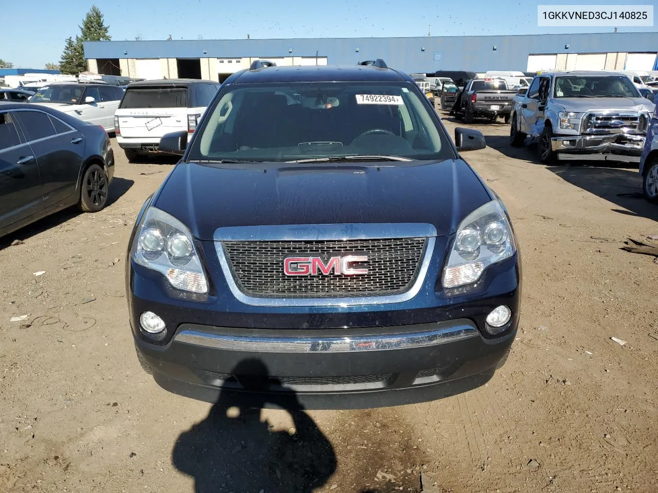 2012 GMC Acadia Sle VIN: 1GKKVNED3CJ140825 Lot: 74922394