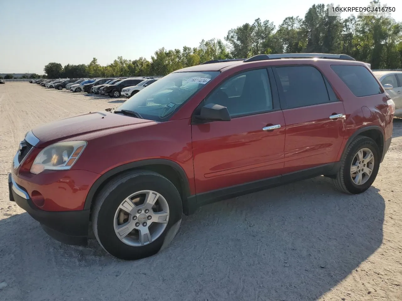 2012 GMC Acadia Sle VIN: 1GKKRPED9CJ416750 Lot: 75827424