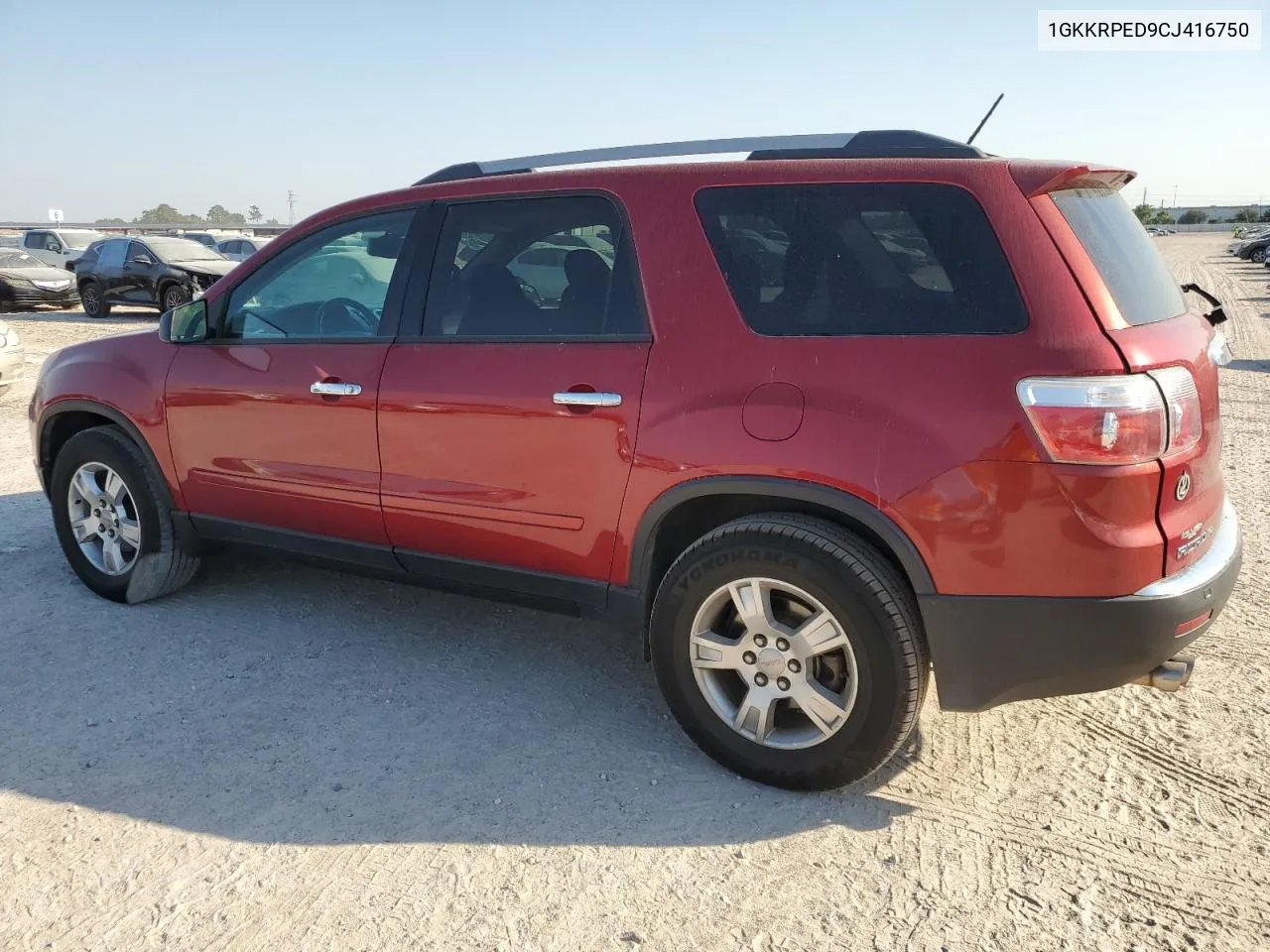 2012 GMC Acadia Sle VIN: 1GKKRPED9CJ416750 Lot: 75827424