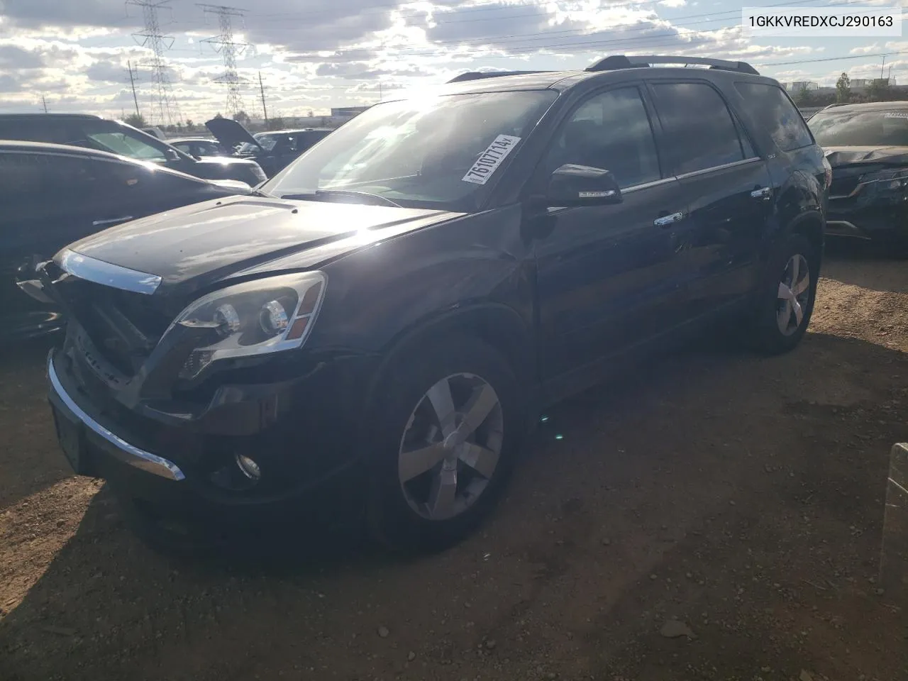 2012 GMC Acadia Slt-1 VIN: 1GKKVREDXCJ290163 Lot: 76107714