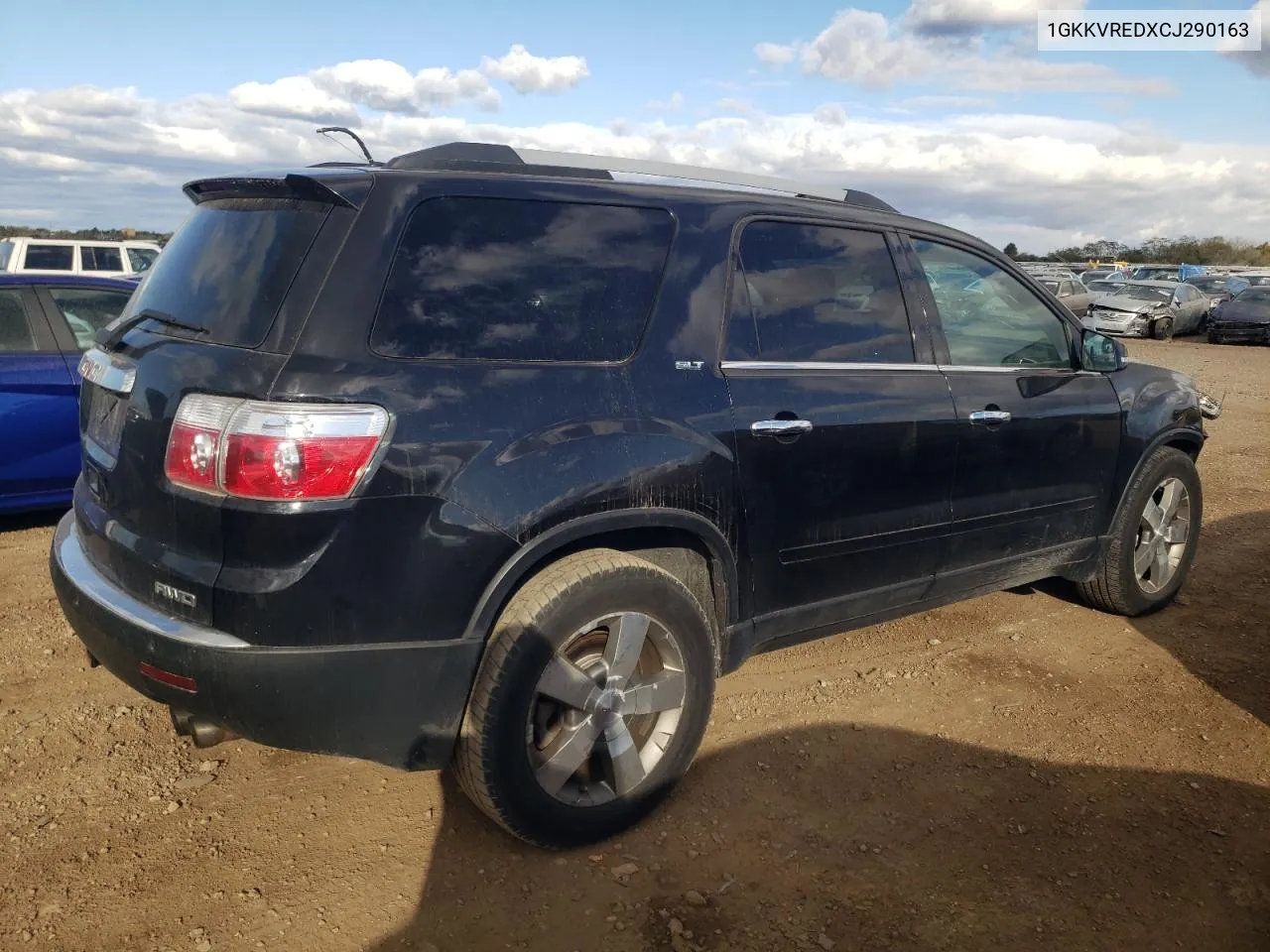 2012 GMC Acadia Slt-1 VIN: 1GKKVREDXCJ290163 Lot: 76107714