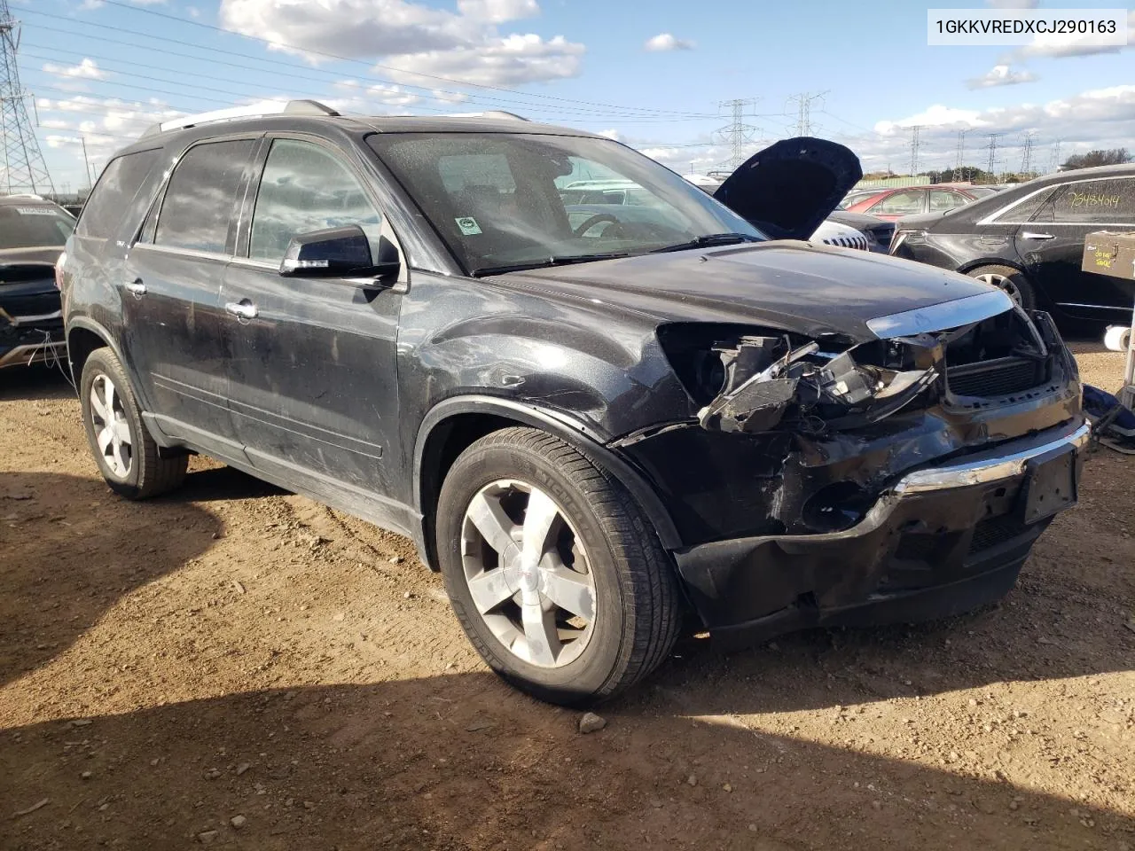 2012 GMC Acadia Slt-1 VIN: 1GKKVREDXCJ290163 Lot: 76107714