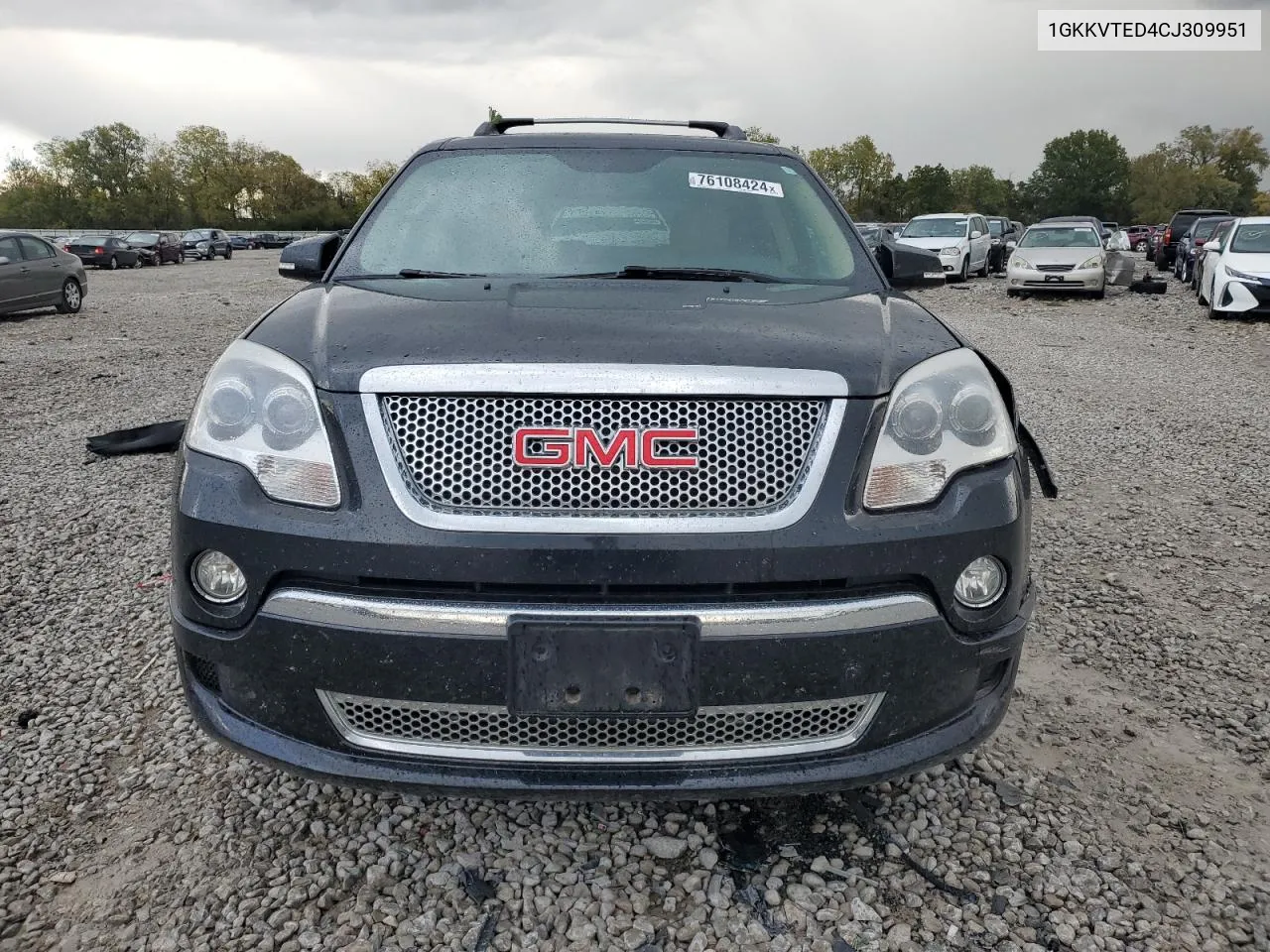 2012 GMC Acadia Denali VIN: 1GKKVTED4CJ309951 Lot: 76108424