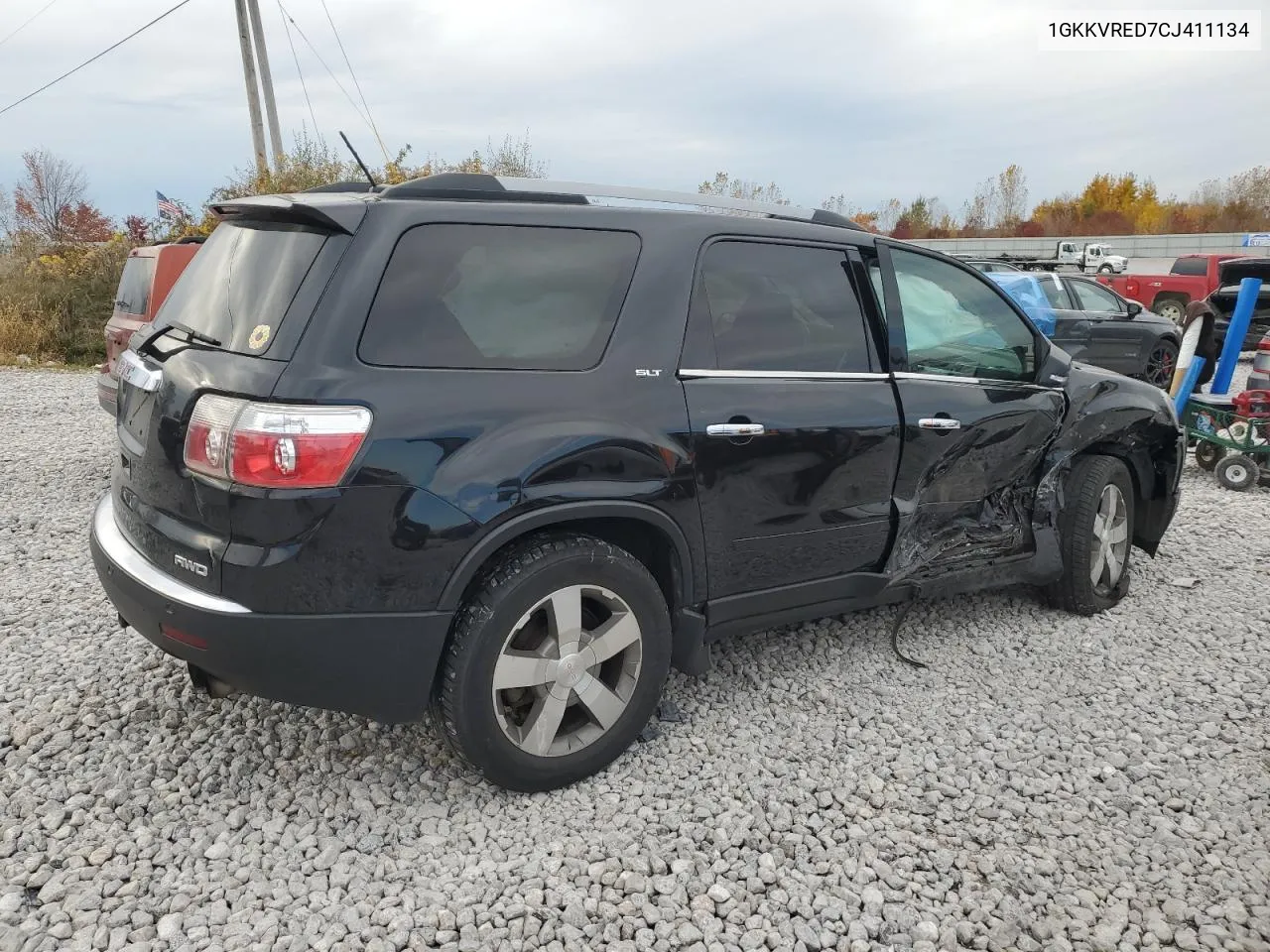 2012 GMC Acadia Slt-1 VIN: 1GKKVRED7CJ411134 Lot: 77190114