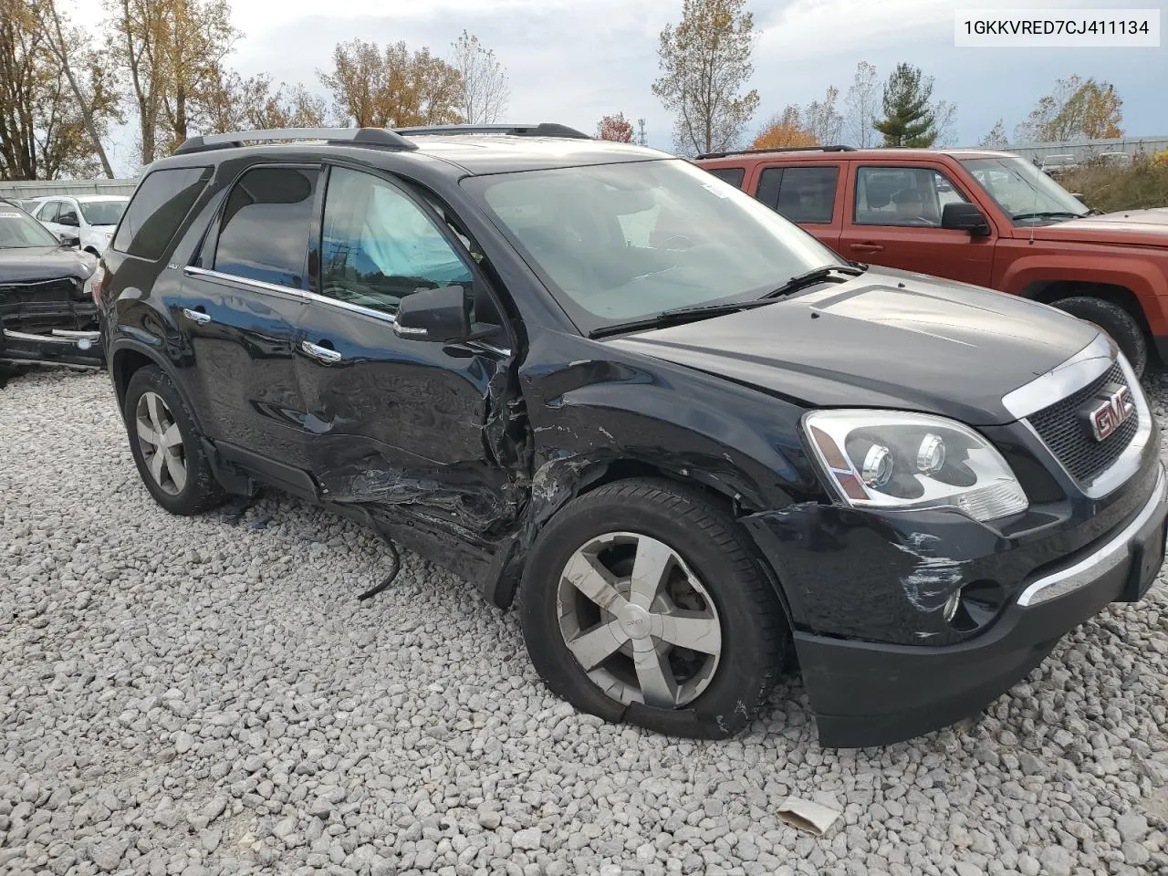 2012 GMC Acadia Slt-1 VIN: 1GKKVRED7CJ411134 Lot: 77190114