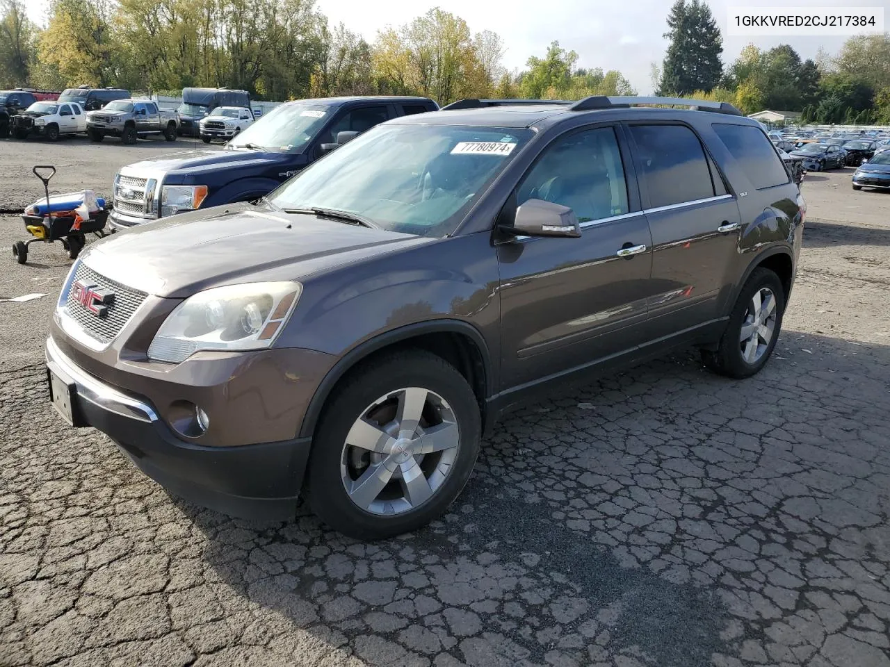 2012 GMC Acadia Slt-1 VIN: 1GKKVRED2CJ217384 Lot: 77780974