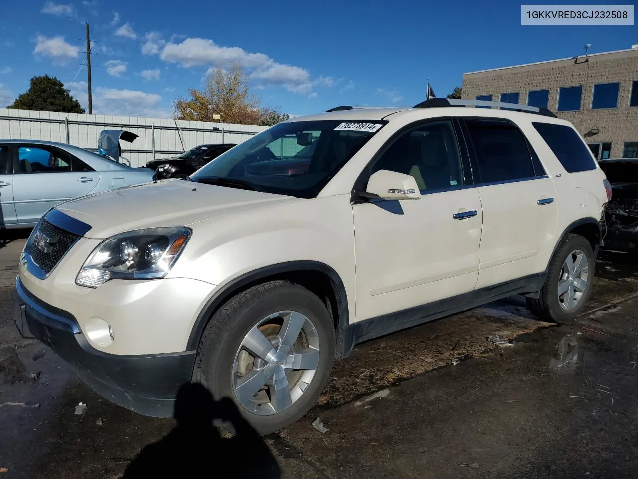 2012 GMC Acadia Slt-1 VIN: 1GKKVRED3CJ232508 Lot: 78278914