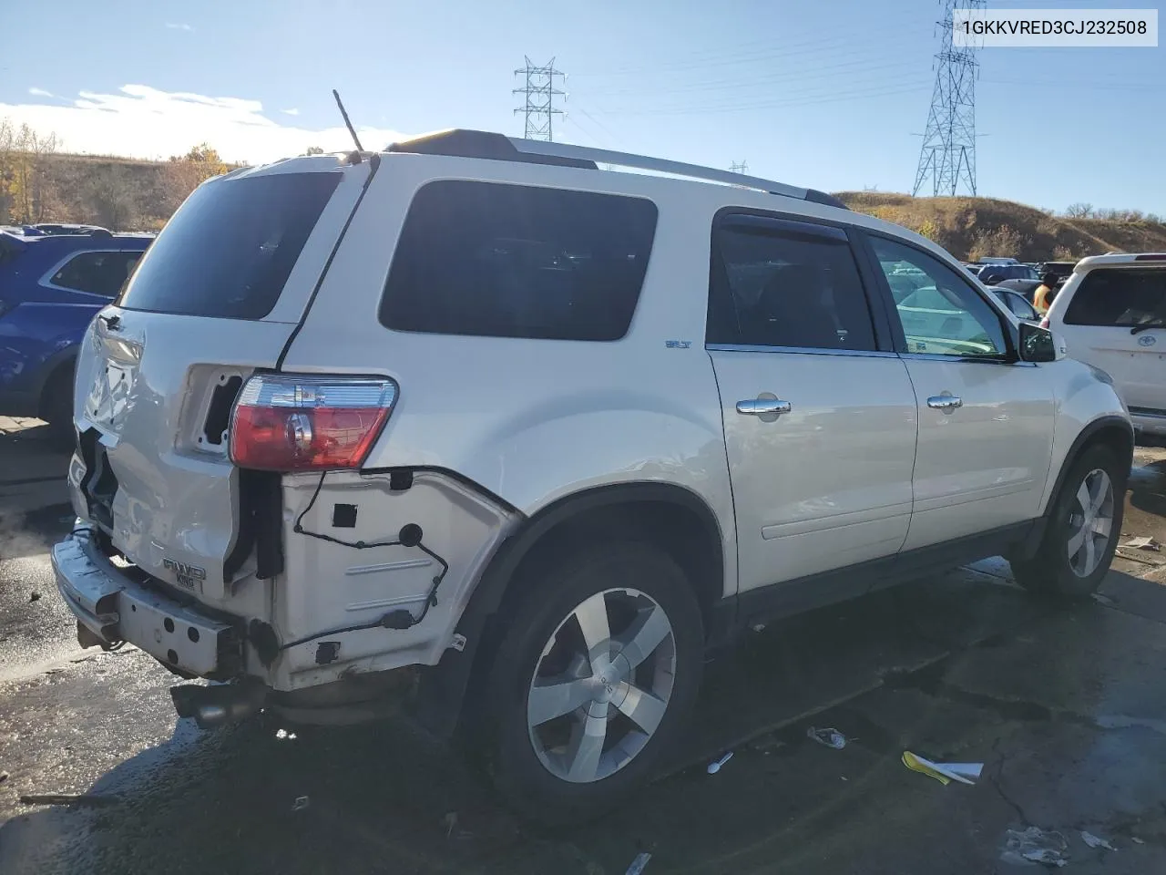 2012 GMC Acadia Slt-1 VIN: 1GKKVRED3CJ232508 Lot: 78278914