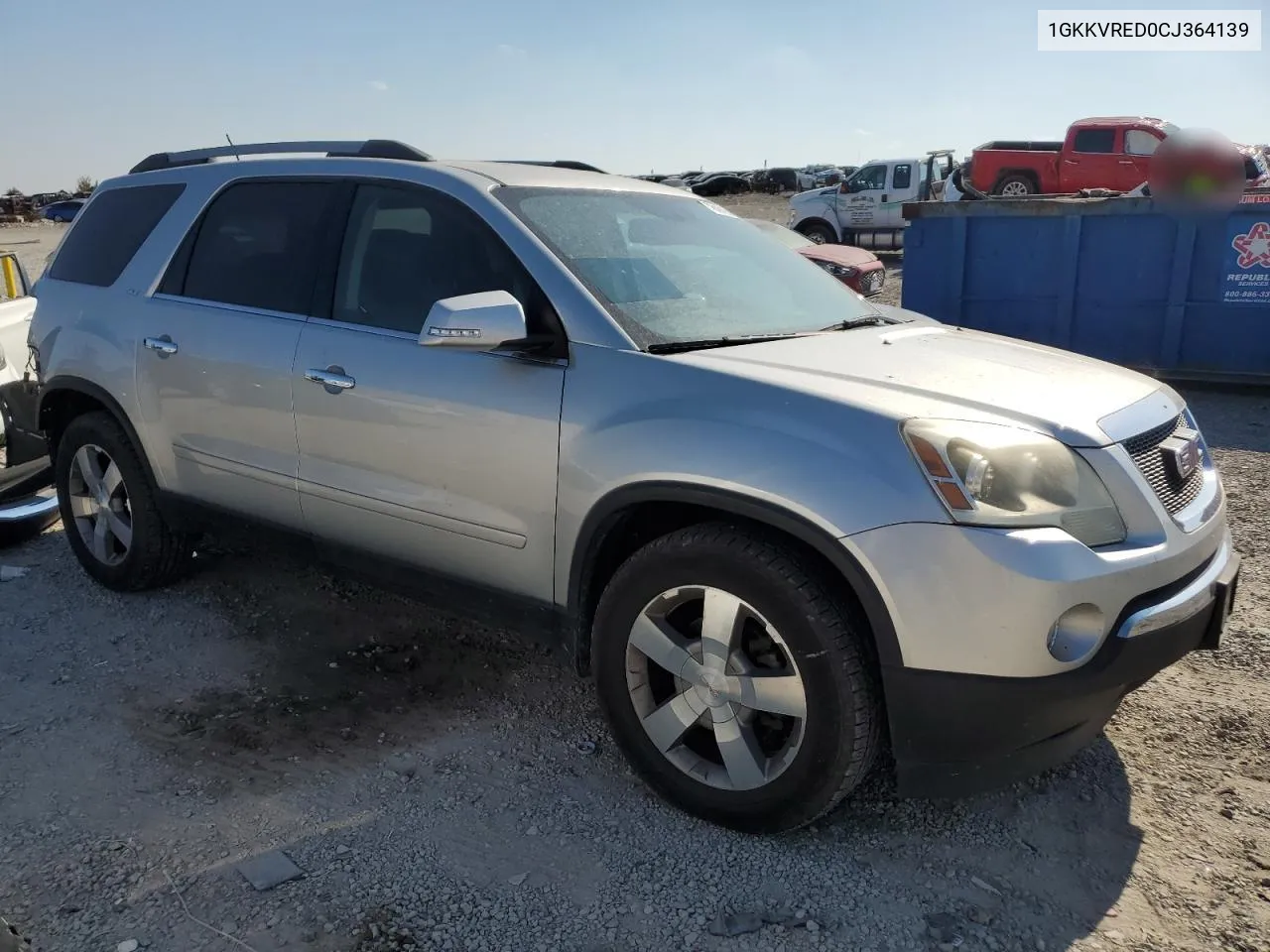 2012 GMC Acadia Slt-1 VIN: 1GKKVRED0CJ364139 Lot: 78494234