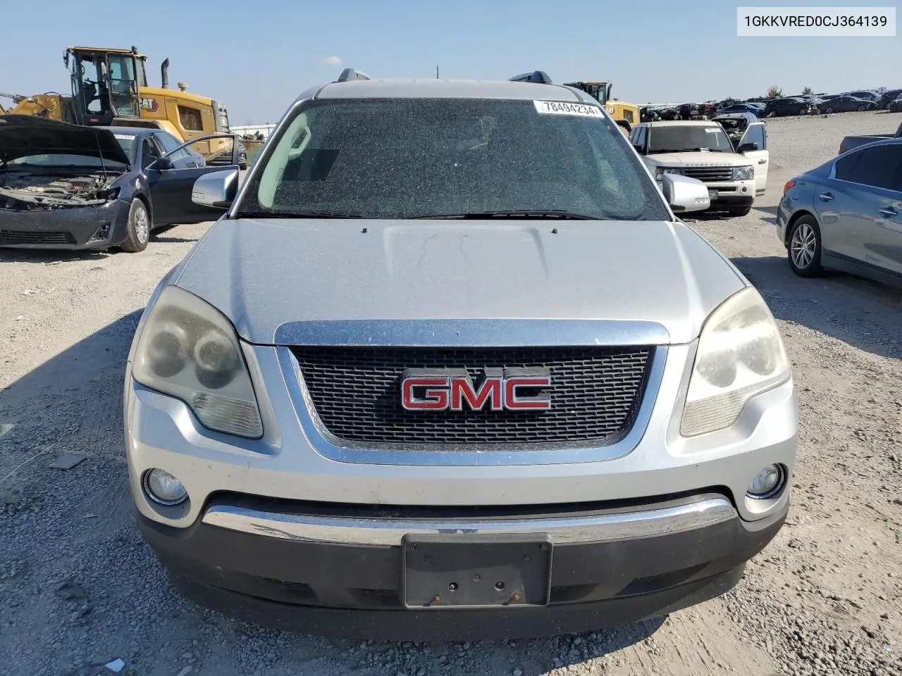 2012 GMC Acadia Slt-1 VIN: 1GKKVRED0CJ364139 Lot: 78494234