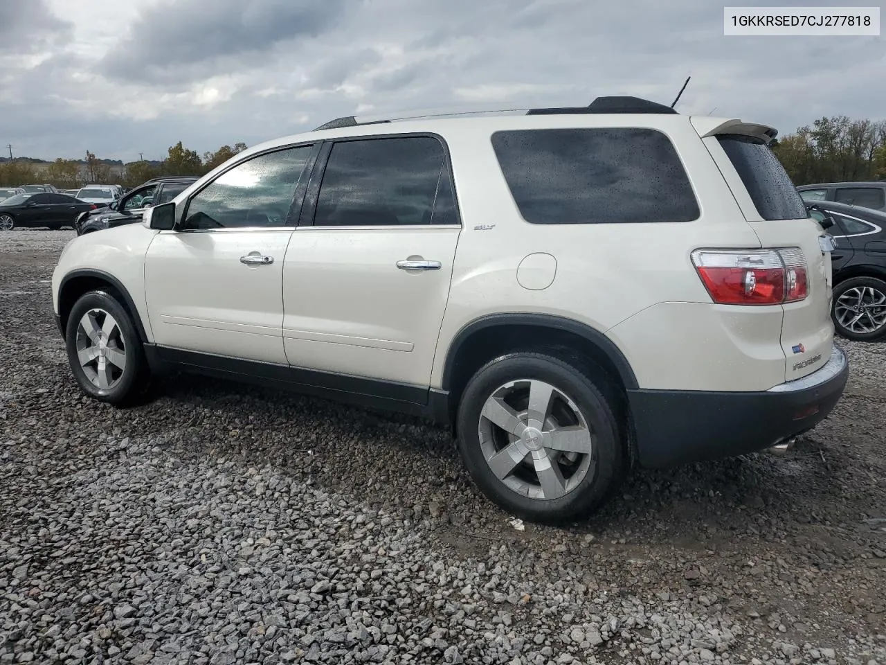 2012 GMC Acadia Slt-2 VIN: 1GKKRSED7CJ277818 Lot: 78672894